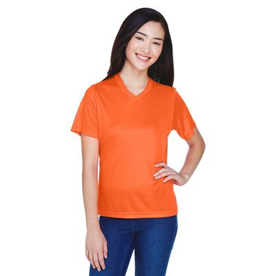 Team 365 TT11W Athletic Women's Zone Performance T-Shirt in Sport Orange size 3XL | Polyester