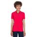 UltraClub 8210L Women's Cool & Dry Mesh PiquÃ© Polo Shirt in Red size Medium | Polyester