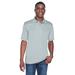 UltraClub 8425 Men's Cool & Dry Sport Performance Interlock Polo Shirt in Grey size 5XL | Polyester