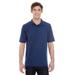 Hanes 055P Men's 6.5 oz. X-Temp PiquÃ© Short-Sleeve Polo with Fresh IQ Shirt in Navy Blue size Small | Cotton/Polyester Blend