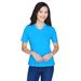 Team 365 TT11W Athletic Women's Zone Performance T-Shirt in Electric Blue size Medium | Polyester