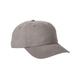 Big Accessories BA610 Heavy Washed Canvas Cap in Dark Grey | Cotton