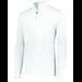 Augusta Sportswear 2785 Adult Attain Quarter-Zip Pullover T-Shirt in White size 2XL | Polyester