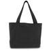 Liberty Bags 8870 Men's Seaside Cotton 12 oz. Pigment-Dyed Boat Tote Bag in Washed Black | Cotton/Canvas Blend LB8870
