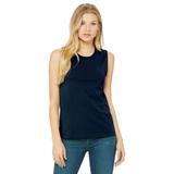 Bella + Canvas B6003 Women's Jersey Muscle Tank Top in Navy Blue size 2XL | Ringspun Cotton 6003, BC6003