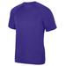 Augusta Sportswear 2790 Adult Attain Wicking Short-Sleeve T-Shirt in Purple size Small | Polyester