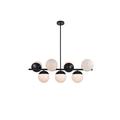 Elegant Lighting Eclipse 43 Inch 7 Light Linear Suspension Light - LD6134BK