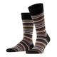 FALKE Herren Socken Microblock M SO Baumwolle gemustert 1 Paar, Grau (Grey-White 3030), 45-46