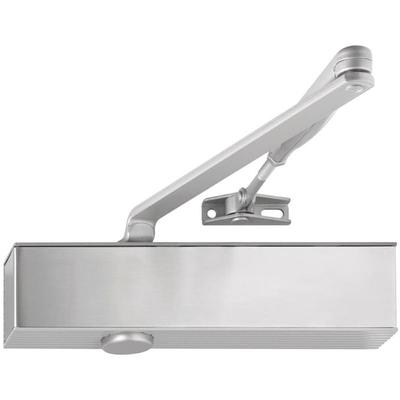 Türschließer ts 20, en 2/3/5 mit Gestänge mit Feststellung, silber ral 9006 Image