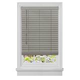 Wide Width Cordless GII Madera Falsa 2" Faux Wood Plantation Blind by Achim Home Décor in Grey (Size 43" W 64" L)