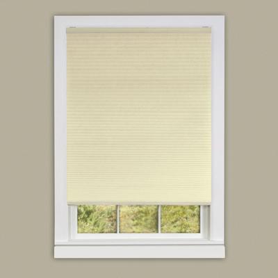 Wide Width Cordless Honeycomb Cellular Pleated Shade by Achim Home Décor in Alabaster (Size 23