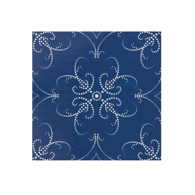 Retro 12" x 12" Self Adhesive Vinyl Floor Tile - 20 Tiles/20 sq. ft. by Achim Home Décor in Navy Pearl