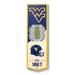 West Virginia Mountaineers 6'' x 19'' 3D StadiumView Banner