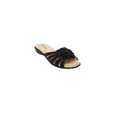 Extra Wide Width Women's The Abigail Sandal by Comfortview in Black (Size 8 1/2 WW)