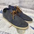 Polo By Ralph Lauren Shoes | 9.5d Polo Ralph Lauren Leather Hi-Top Sneakers | Color: Blue | Size: 9.5