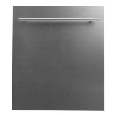 ZLINE Kitchen and Bath 24 in. Top Control Dishwasher in DuraSnow Finished Stainless Steel with Stain
