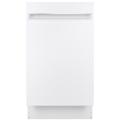 GE Profile 18 in. Top Control Dishwasher in White with Stainless Steel Tub, 47 dBA