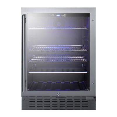 Summit Appliance 4.2 cu. ft. Mini Refrigerator in Black, Silver
