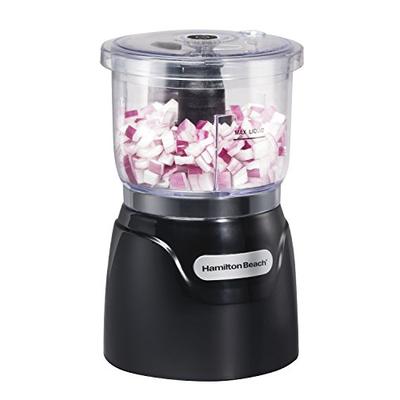 Hamilton Beach Mini 3-Cup Food Processor & Vegetable Chopper, 350 Watts, for Dicing, Mincing, and Pu