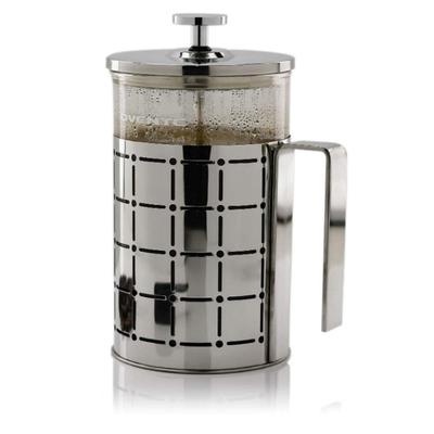 Ovente 6-Cup Borosilicate Glass Heat-Resistant French Press Cafetire Coffee and Tea Maker with FREE