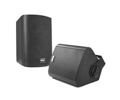 Pyle PDWR52BTBK Wall Mount Waterproof & Bluetooth Speakers, 5.25'' Indoor/Outdoor Speaker System (Bl