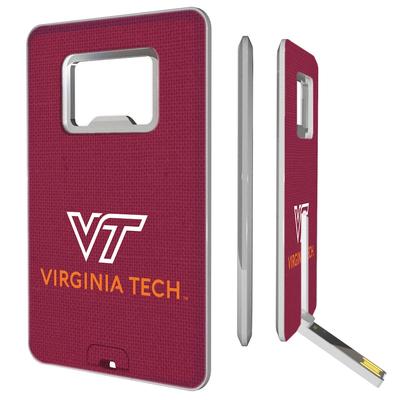 Virginia Tech Hokies 16GB Credit Card Style USB Bottle Opener Flash Drive