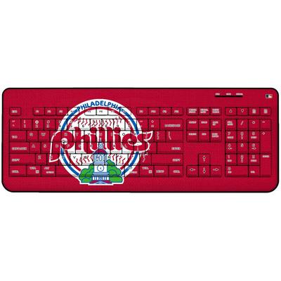 Philadelphia Phillies 1984-1991 Cooperstown Solid Design Wireless Keyboard