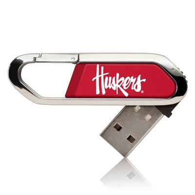 Nebraska Cornhuskers 16GB Clip USB Flash Drive