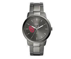 "Fossil Oklahoma Sooners The Minimalist Three-Hand Smoke Watch"