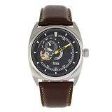 Reign Astro Men's Automatic Brown Genuine Leather Silver Watch REIRN5502 screenshot. Watches directory of Jewelry.