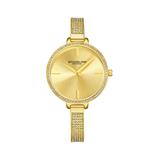 Stuhrling Women's Gold Tone Mesh Stainless Steel Bracelet Watch 36mm - Gold screenshot. Watches directory of Jewelry.