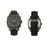 Morphic Men's Watches M68 Series Collection Black Strap Quartz Genuine Leather Black Dial, Black Cas screenshot. Watches directory of Jewelry.