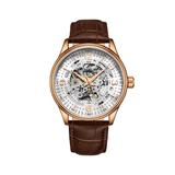 Stuhrling Men's Brown Leather Strap Watch 42mm - Brown screenshot. Watches directory of Jewelry.