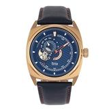 Reign Astro Men's Automatic Navy Genuine Leather Rose Gold Watch REIRN5504 screenshot. Watches directory of Jewelry.