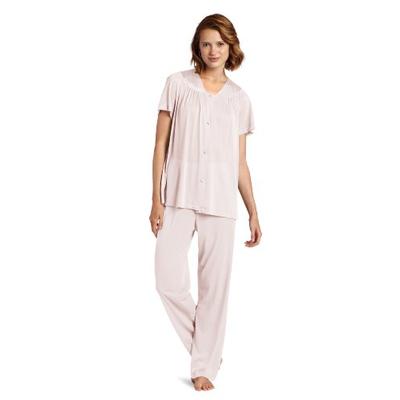 Exquisite Form Women's Colortura Short Sleeve Pajama,Pink Champagne,1x