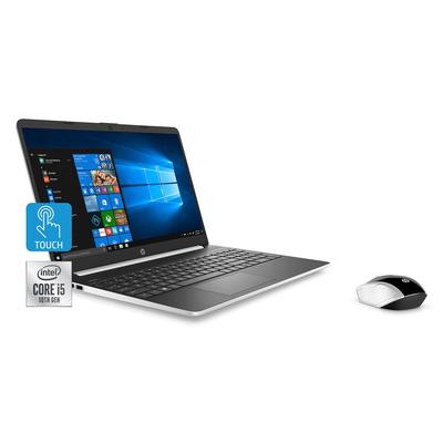 HP 15.6" HD Touchscreen Laptop, Intel Core i5-1035G1 Processor, 8GB Memory, 256GB SSD, HP Wireless M