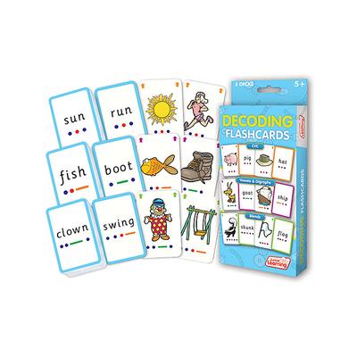 Junior Learning Printed Flash Cards n/a - Decoding Flashcard Set