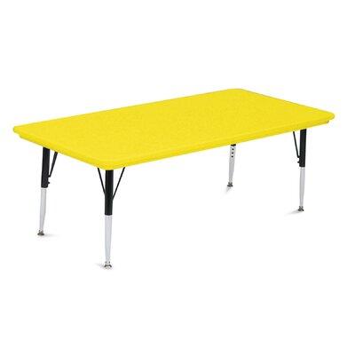 Correll Inc. Rectangular Activity Table ARXXXX-REC Tabletop Finish: Yellow Size: 30" H x 48" L x 24"