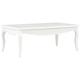 Table basse Blanc 110 x 60 x 40 cm Bois de pin massif - Vidaxl