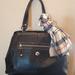 Coach Bags | Black Coach Laura Leather Carryall Handbag / Purse | Color: Black | Size: 9h X 13l X 6.5d