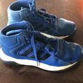 Adidas Shoes | Adidas Boy Basketball Shoes | Color: Black/Blue | Size: 4b