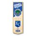 Kansas City Royals 6'' x 19'' 3D StadiumView Banner