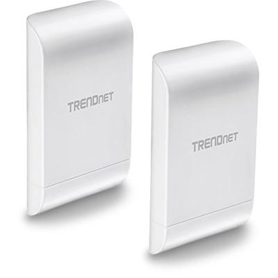 TRENDnet 10dBi Wireless N300 Outdoor PoE Preconfigured Point-to-Point Bridge Bundle Kit, 2 x Preconf