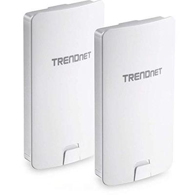 TRENDnet 14 DBI WiFi AC867 Outdoor Poe Preconfigured Point-to-Point Bridge Kit, 4 DBI Directional An