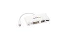 StarTech.com USB C Multiport Adapter - with Power Delivery (USB PD) - USB C to USB 3.0 / DVI/Gigabit
