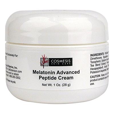 Cosmesis Life Extension Melatonin Advanced Peptide Cream, 1 Ounce