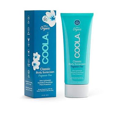 COOLA Unscented Sunscreen Spray Broad Spectrum SPF 30 Non-Greasy, Organic Ingredients, Water Resista