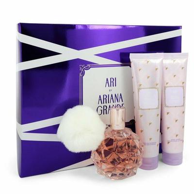 Ari by Ariana Grande Gift Set -- 3.4 oz Eau De Parfum Spray + 3.4 oz Body Lotion