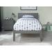 Harriet Bee Daurice Solid Wood Platform Bed Wood in Gray | 37.25 H x 43.63 W x 76.75 D in | Wayfair 3A391ACB62FF4BC6B4F0F2A305787731