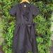 J. Crew Dresses | Beautiful J. Crew Silk Black Wrap Dress | Color: Black | Size: 4